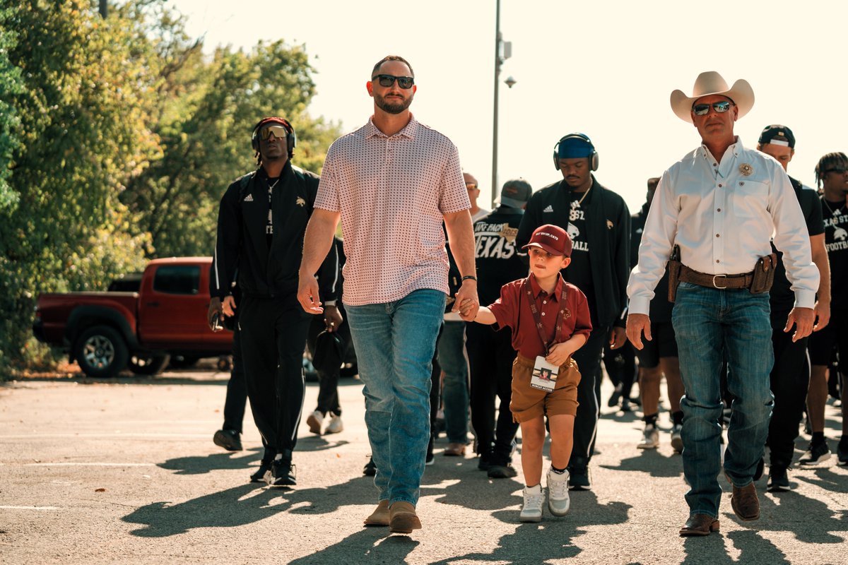 TxStateBobcats's tweet photo. Celebrating the dads who raise champions at home and on the field. Happy Father’s Day to all of our Bobcat Dads out there!

#EatEmUp https://t.co/AEjTGjdzdy