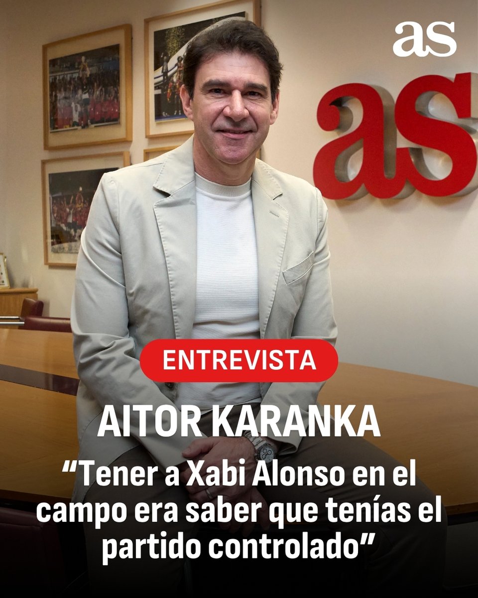 Diario AS (@diarioas) on Twitter photo #EntrevistAS
🗣 El exjugador y actual técnico repasa la actualidad del fútbol pasando desde la Liga de las Naciones al nuevo míster blanco con el que coincidió tres cursos
✍ <a href="/As_TomasRoncero/">Tomás Roncero</a> <a href="/ASAgustinMartin/">Agustín Martín</a>
🔗 Entrevista completa: dozz.es/_7mzi8 #EntrevistAS
🗣 El exjugador y actual técnico repasa la actualidad del fútbol pasando desde la Liga de las Naciones al nuevo míster blanco con el que coincidió tres cursos
✍ <a href="/As_TomasRoncero/">Tomás Roncero</a> <a href="/ASAgustinMartin/">Agustín Martín</a>
🔗 Entrevista completa: dozz.es/_7mzi8
