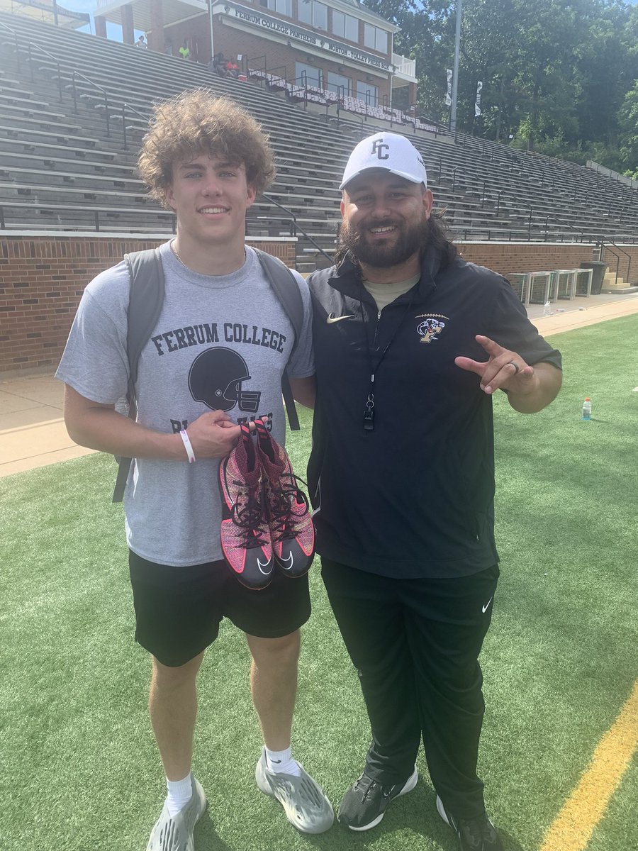 Jonathan B (@the_jrbeamer) on Twitter photo After a great camp I am blessed to receive my first D2 offer from <a href="/FerrumFootball/">Ferrum Football</a>! Thank you <a href="/coach_ksherman/">Kevin Sherman</a> <a href="/thetruAK/">Coach AK</a> <a href="/Coach_AjHopke/">Aj Hopke</a> for giving me this opportunity!
<a href="/CoachHatfield1/">Greg Hatfield</a> <a href="/Coach_Dubya_35/">Charlie Woollum</a> <a href="/PWCsportsVA/">Prince William County Sports</a> <a href="/Bobcatsfballva/">Battlefield Bobcats Football</a> <a href="/c4_training/">C4 ATHLETIC PERFORMANCE</a> <a href="/novafootballpod/">All Hitches - The NoVA Football Podcast</a> <a href="/PrepRedzone/">Prep Redzone 🏈</a> After a great camp I am blessed to receive my first D2 offer from <a href="/FerrumFootball/">Ferrum Football</a>! Thank you <a href="/coach_ksherman/">Kevin Sherman</a> <a href="/thetruAK/">Coach AK</a> <a href="/Coach_AjHopke/">Aj Hopke</a> for giving me this opportunity!
<a href="/CoachHatfield1/">Greg Hatfield</a> <a href="/Coach_Dubya_35/">Charlie Woollum</a> <a href="/PWCsportsVA/">Prince William County Sports</a> <a href="/Bobcatsfballva/">Battlefield Bobcats Football</a> <a href="/c4_training/">C4 ATHLETIC PERFORMANCE</a> <a href="/novafootballpod/">All Hitches - The NoVA Football Podcast</a> <a href="/PrepRedzone/">Prep Redzone 🏈</a>