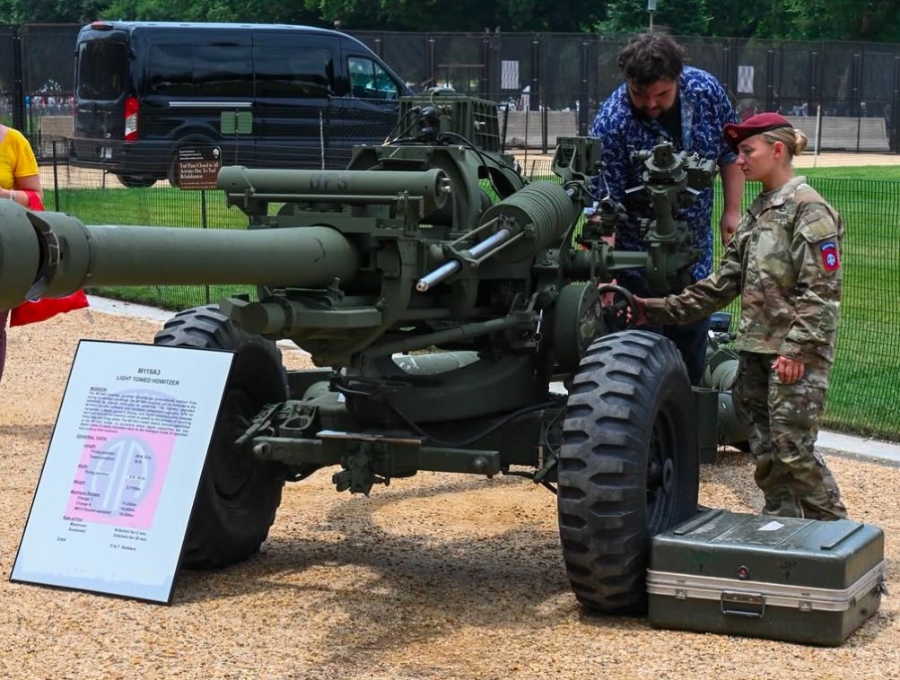 “This We’ll Defend”

What’s more American than protestors learning about Artillery?

Behind the scenes and outside of the parade, the 82nd Airborne Division showed incredible professionalism this past week.

There’s nothing more American than the U.S. Army and the right to free