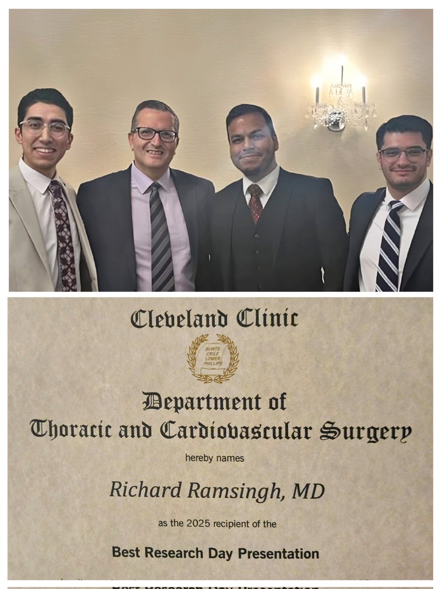 RichardAER's tweet image. Every institution needs leaders who raise the bar simply by how they show up.
I've been lucky to train under one.
Grateful to Dr.@FaisalBakaeen - mentor, role model, and the architect of some of the most complex coronary surgeries in the world. His belief, standards, and…