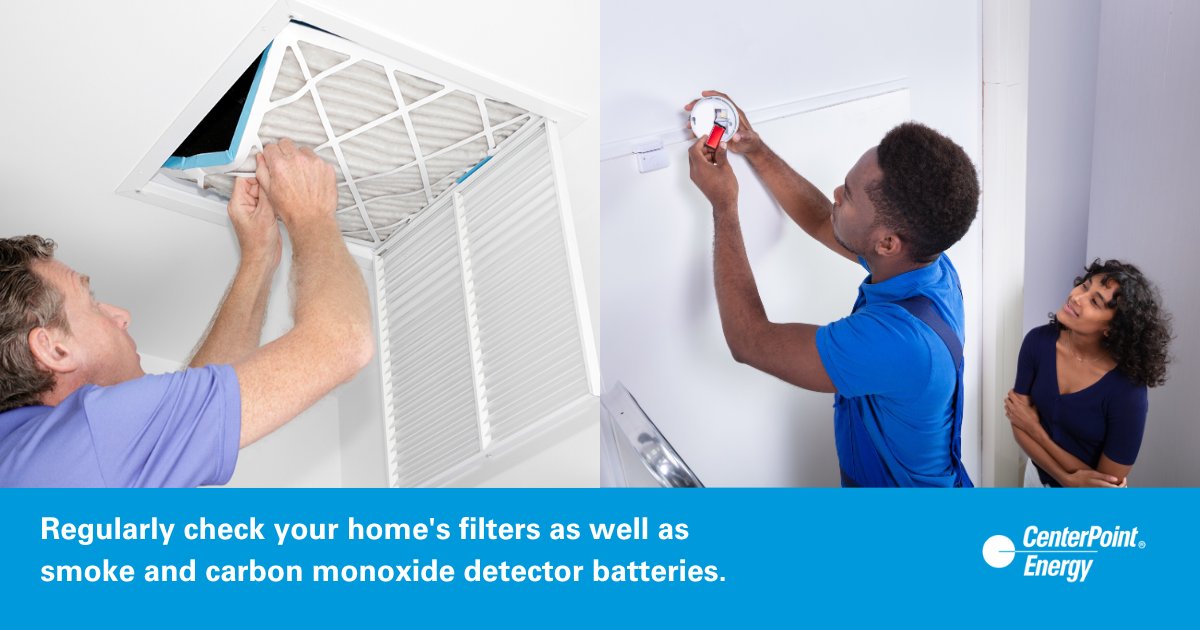 This weekend, as part of your household chores, check your home’s AC filters and the batteries in your smoke and carbon monoxide detectors and change them if needed. These small steps go a long way to keep you and your family safe and help with #energyefficiency. #homesafety
