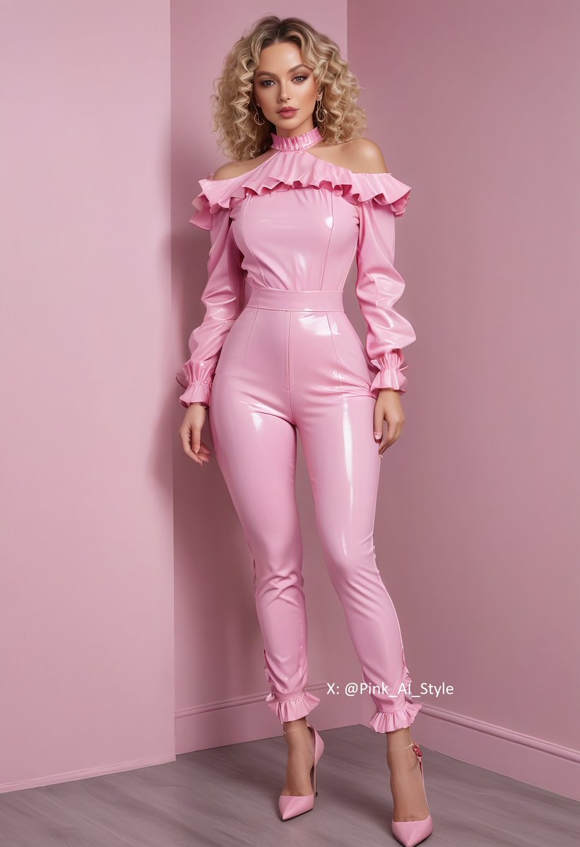 Pink_AI_Style's tweet photo. #pink #aiart #aigirl #vintage #latex #pvc #coat #fashion #dress #skirt #blouse #blonde https://t.co/RbPm6GX3Bp