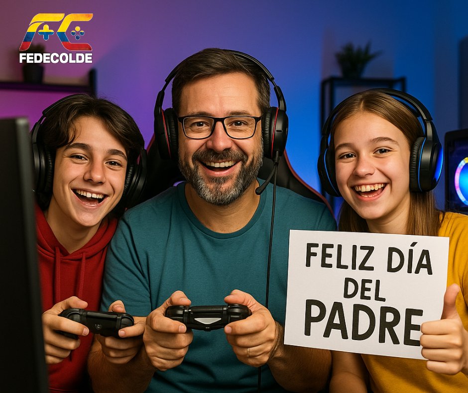 👨‍👧‍👦 ¡Hoy celebramos a los papás que se conectan con el corazón!
Esos que aplauden cada victoria, que creen en los sueños de sus hijos y se convierten en sus mejores aliados en el mundo de los eSports.
¡Feliz Día del Padre a los verdaderos campeones del apoyo incondicional! 🕹️💙
