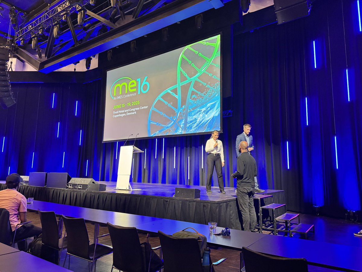 AZelezniak's tweet photo. Excited to be at Metabolic Engineering conference in Copenhagen where biology meets design! Looking forward to hear many talk on future of biomanufacturing #ME16 https://t.co/p050r9QGx4