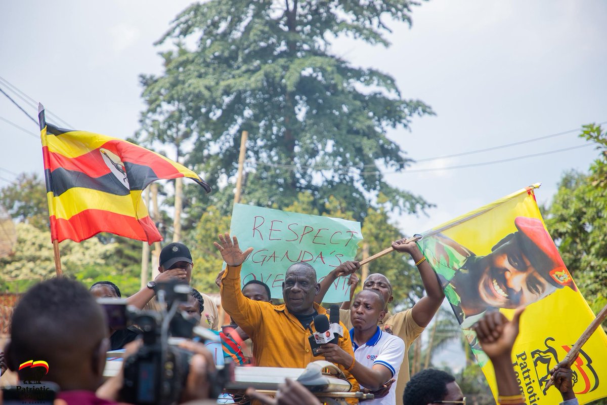 Great thanks to all the patriots who joined us to defend our country's sovereignty as we marched to the German embassy to protest against the ambassador's undiplomatic conduct and conspiring to destabilize our peaceful Nation. 
As PLU, we shall always be there to stand up against