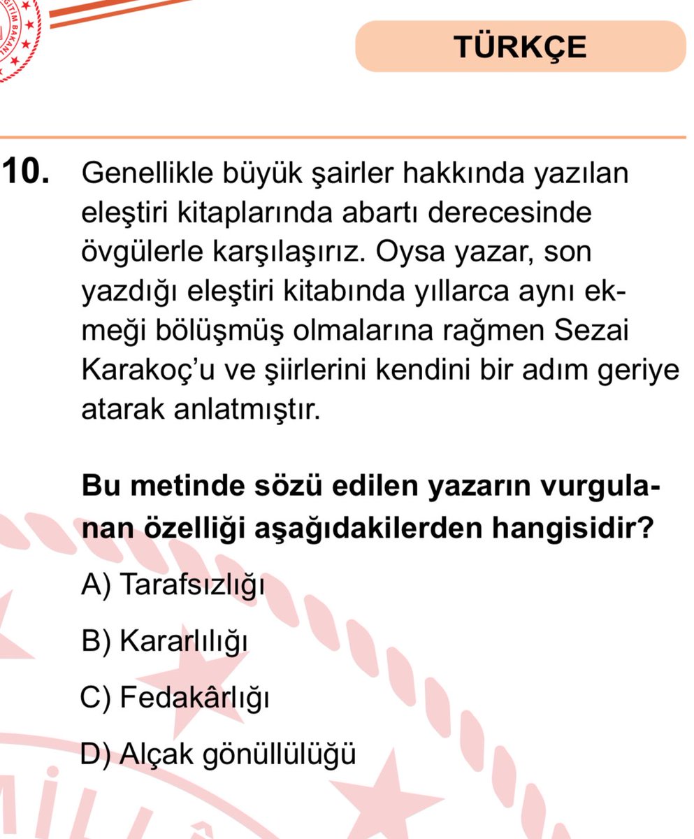 sinansatis's tweet image. Türkçe zümre hocaları, bu soruda ikilemde kaldılar.
Doğru çözümlemeyi yapacak arkadaşlar var mı acaba? 

Öğrencileri çok arada bırakan bir soru.

Gözden geçirilecek bir soru
#lgs2025 #lgs #LGSsınavı 
@tcmeb
