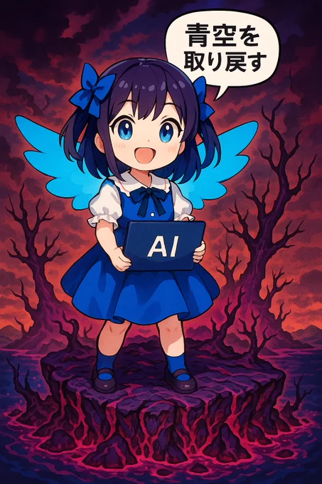 ギスギスしたSNSには可愛いAIイラストを投稿して楽しい場所にしちゃおう!