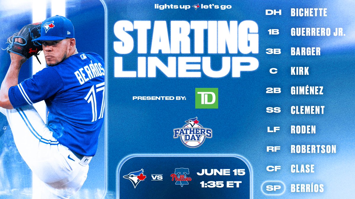 Today is for Dad! #FathersDay 

🗳 bluejays.com/vote ⭐️