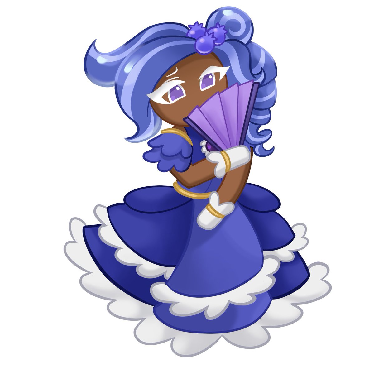 A gacha render I did of my friend’s oc #crk #crkfanart #crkoc #cookierun