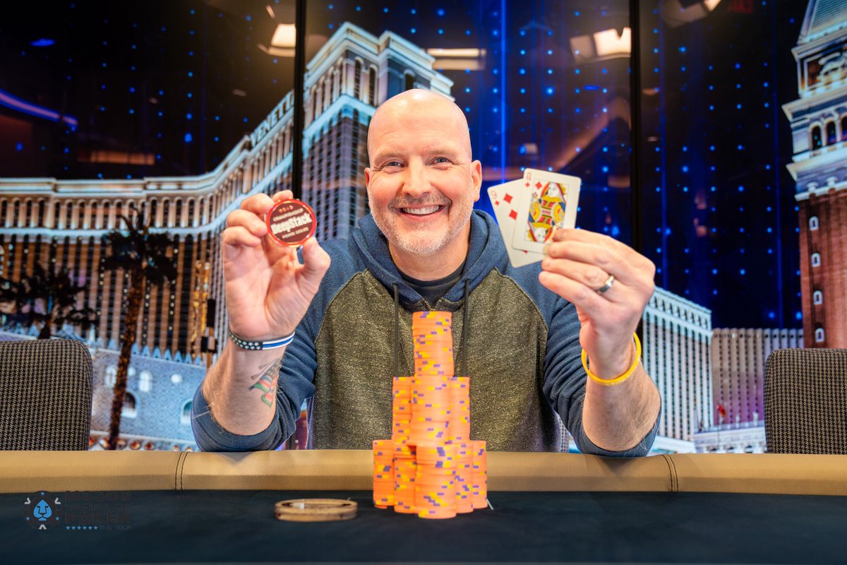 Benjamin Taylor wins MSPT $1,100 Seniors (50+) NLH <a href="/VenetianPoker/">Venetian Poker Room</a> by outlasting a 505 entrant field to secure $65,000 in a 6-way deal❗️