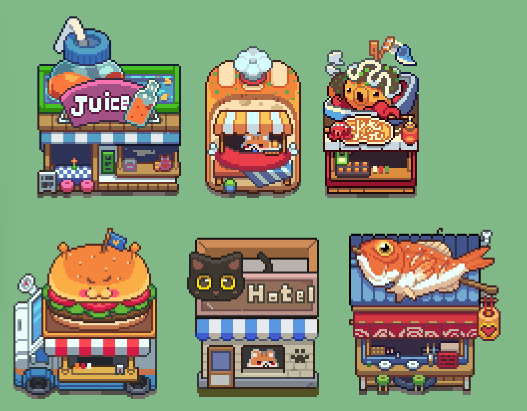 Fluffy lnn demo will be playable soon!     
✨Wishlist on Steam to support  us    📷
 #pixelart #gamedev #indiegame #ドット絵 store.steampowered.com/app/3480390?ut…………………………………………