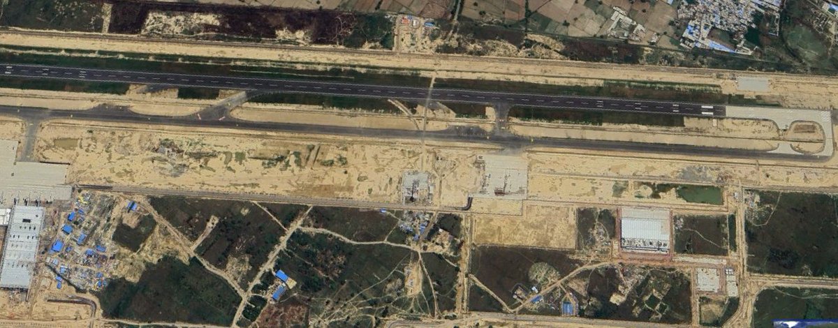 NoidaUpdatesX's tweet photo. Jewar Airport - May 2025 https://t.co/591Mrh90z3
