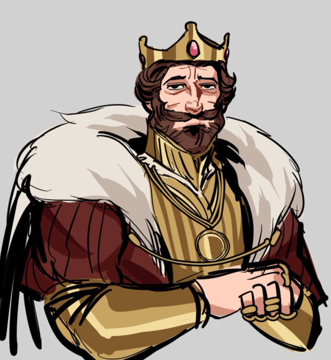 Medieval AU of...fast food mascots lmao

Commander Sanders and King Burgess IV