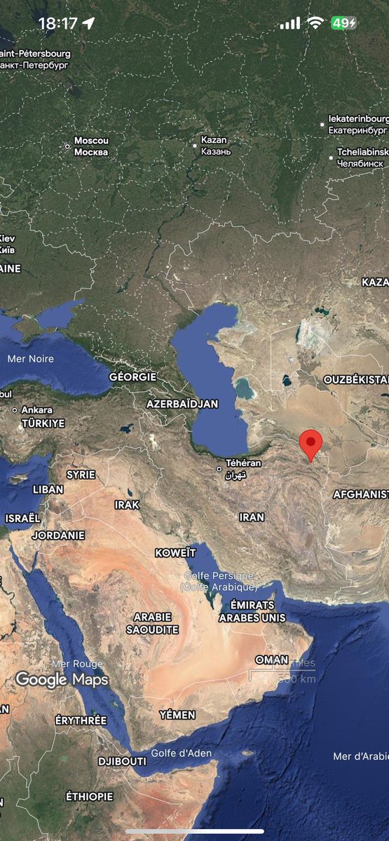 ParaBellumGeo's tweet photo. [🇮🇱🇮🇷]

L’armée israélienne affirme avoir visé un avion ravitailleur iranien sur l’aéroport de Mashhad à 2300km d’Israël.

Cela serait la frappe la plus lointaine effectuée depuis le début de l’opération. https://t.co/s1tJD7fGAH