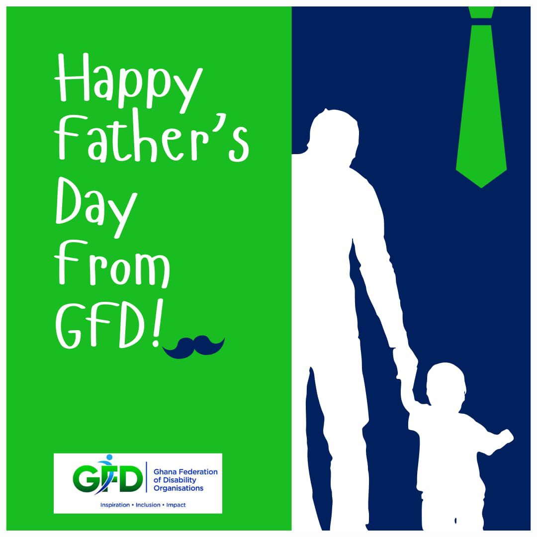 🎉 HAPPY FATHER’S DAY 🎉

To the Fathers Who Lead with Love &amp; Live with Purpose
From home to community, from advocacy to action 
You are pillars of strength and champions of inclusion.
GFD celebrates every father, making a difference in the lives of persons with disabilities and
