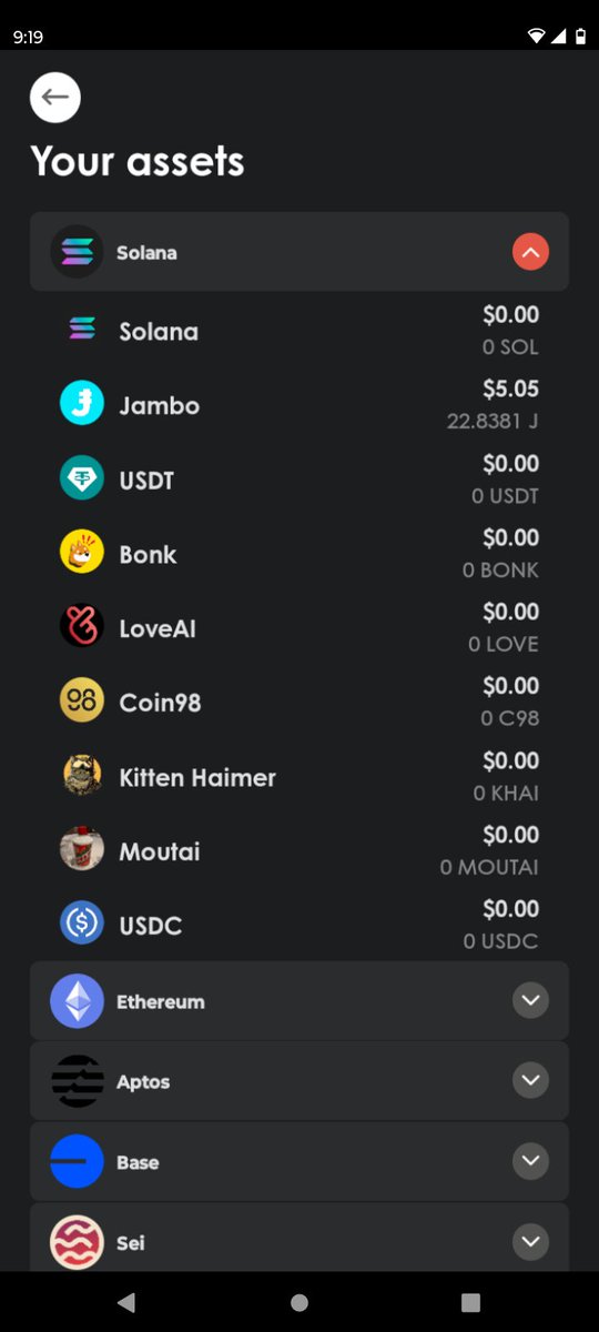 Now I became a fan of Jambo, cause I received the $J airdrop! <a href="/JamboTechnology/">Jambo</a>