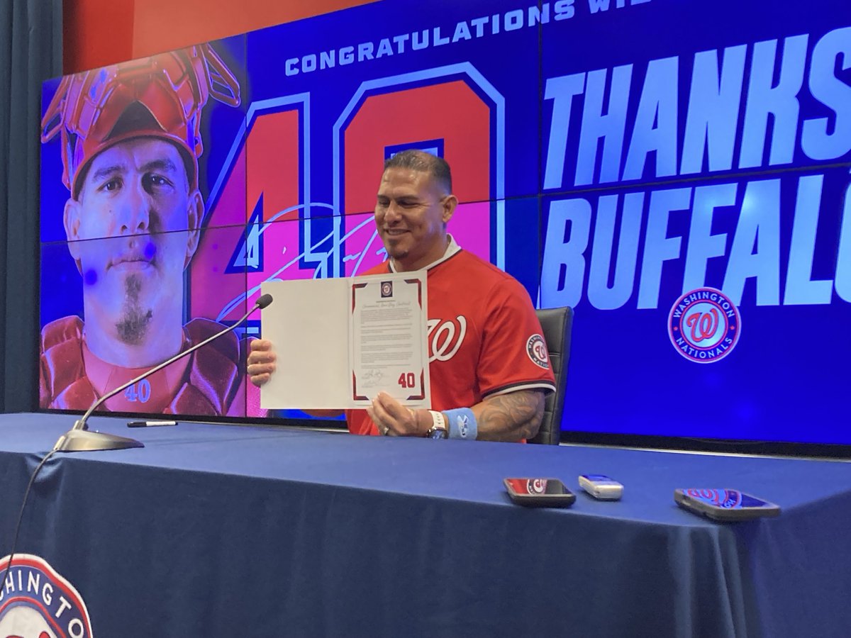 MarkZuckerman's tweet photo. Wilson Ramos is officially retiring as a National. https://t.co/zgvpy5fzBr