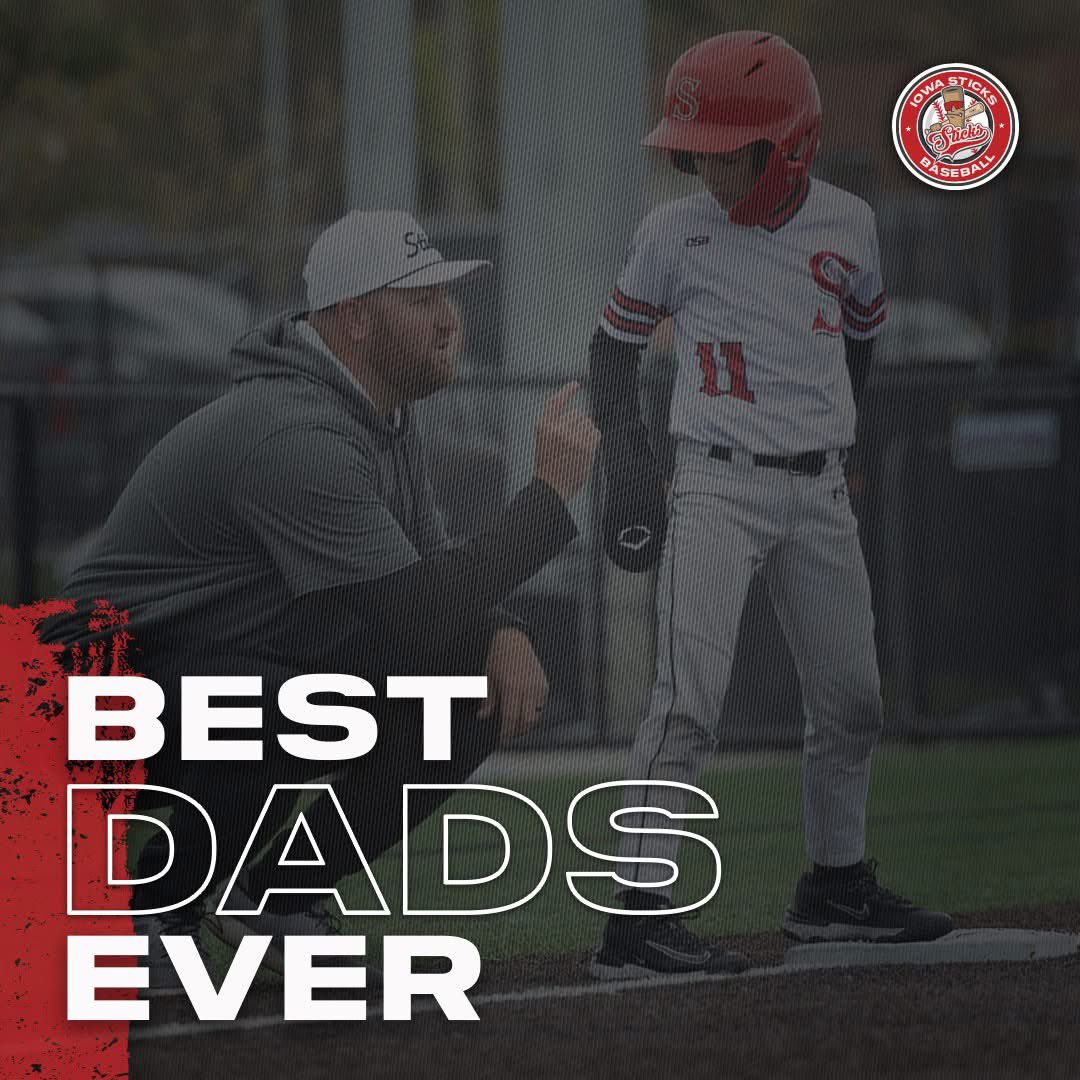 🚨 Happy Father’s Day from the Iowa Sticks! 🚨

Here’s to the kings of the cooler, masters of the lawn chair, and legends of the postgame grill. We see you. We appreciate you. Thanks for being our first coach, biggest fan, and free Uber to every tournament. 😎 💪🧢🔥