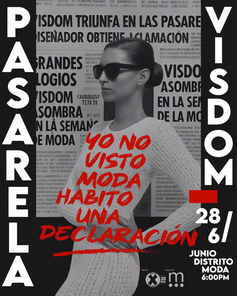 VisdomNet's tweet image. ¡No te pierdas la pasarela de diseño de autor de Visdom en Distrito Moda! Este sábado 28 de junio a las 6:00 PM, 6 talentosas diseñadoras expondrán sus declaraciones en el Centro de Eventos Valle del Pacífico. ¡Te esperamos!
#moda #Cali #DistritoModa