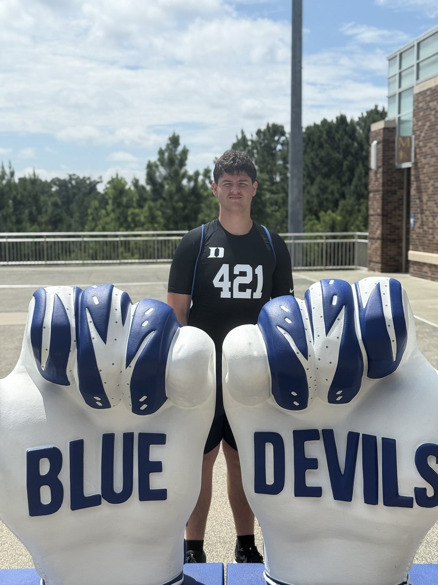 Ready to put in the work today at the <a href="/DukeFOOTBALL/">Duke Football</a> mega camp.  <a href="/centurions_fb/">CAL Football</a>