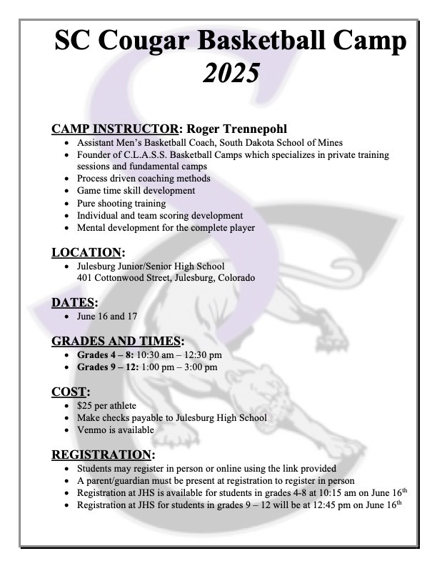 SC Basketball Camp with Roger Trennepohl on June 16 &amp; 17

Register Today:
forms.gle/RNN5Mr3Snk2fRx…