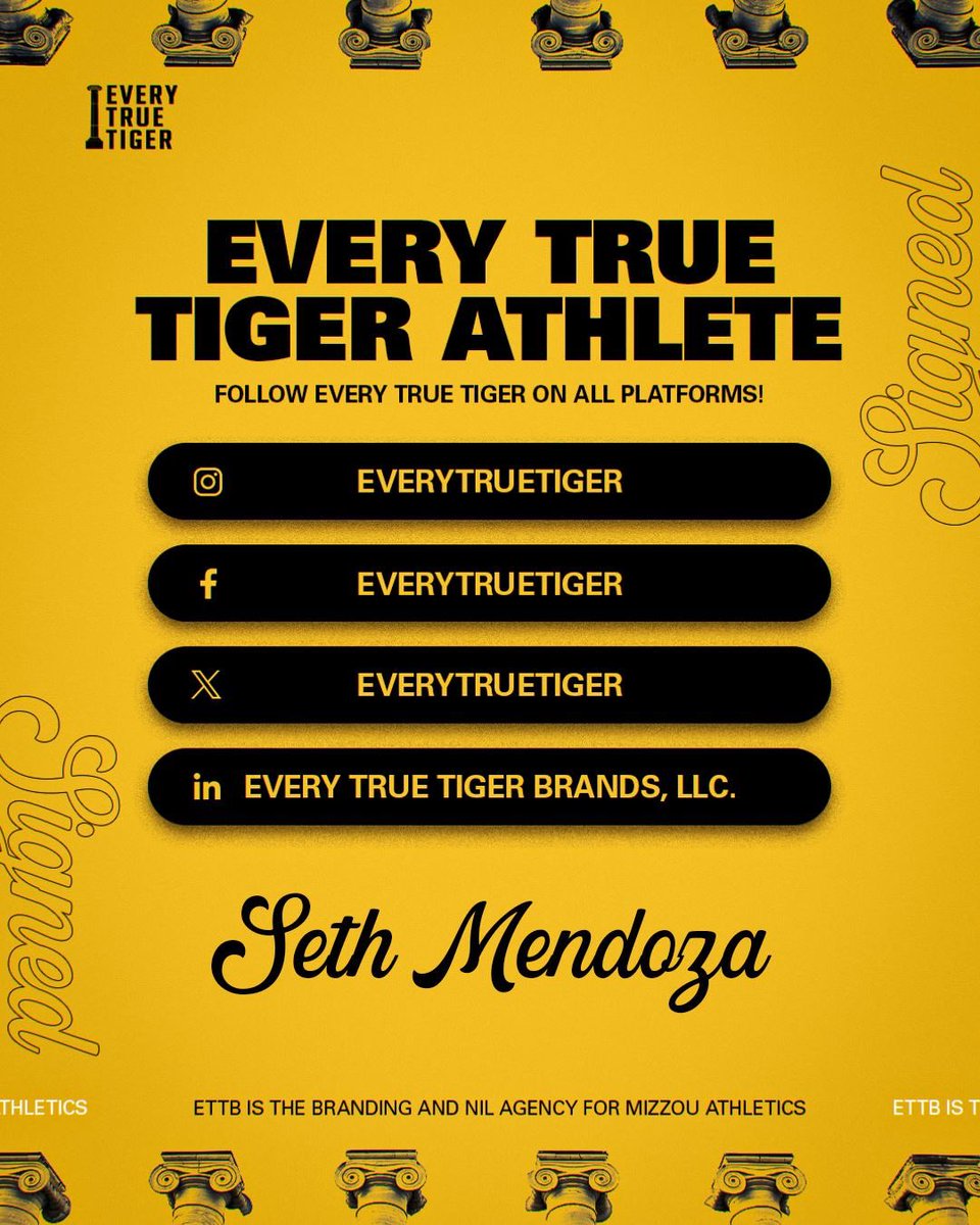 I’m all in. Mizzou is home and I’m repping with Every True Tiger Brands this year! ⚡️ 🐯 #MIZ #ETTB