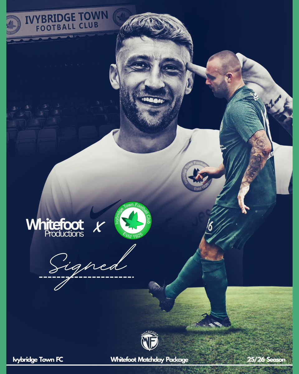 Ivybridge Town FC (@ivytownfc) on Twitter photo We are delighted to have partnered with Whitefoot Productions <a href="/WhitefootP/">Whitefoot Productions</a> for our Club social media content for the 2025/26 season for all 21 of our teams. We are delighted to have partnered with Whitefoot Productions <a href="/WhitefootP/">Whitefoot Productions</a> for our Club social media content for the 2025/26 season for all 21 of our teams.