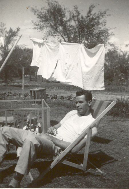 Lainlowe's tweet image. Happy Father's Day to my dad even though he had me in jail in this photo. You know I had older brothers but the holes in my diapers on the clothesline.