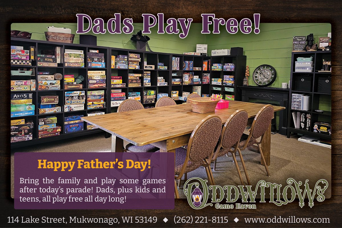 Join us to play games and have some family fun, or pick up that last minute gift that you *definitely* didn't forget!