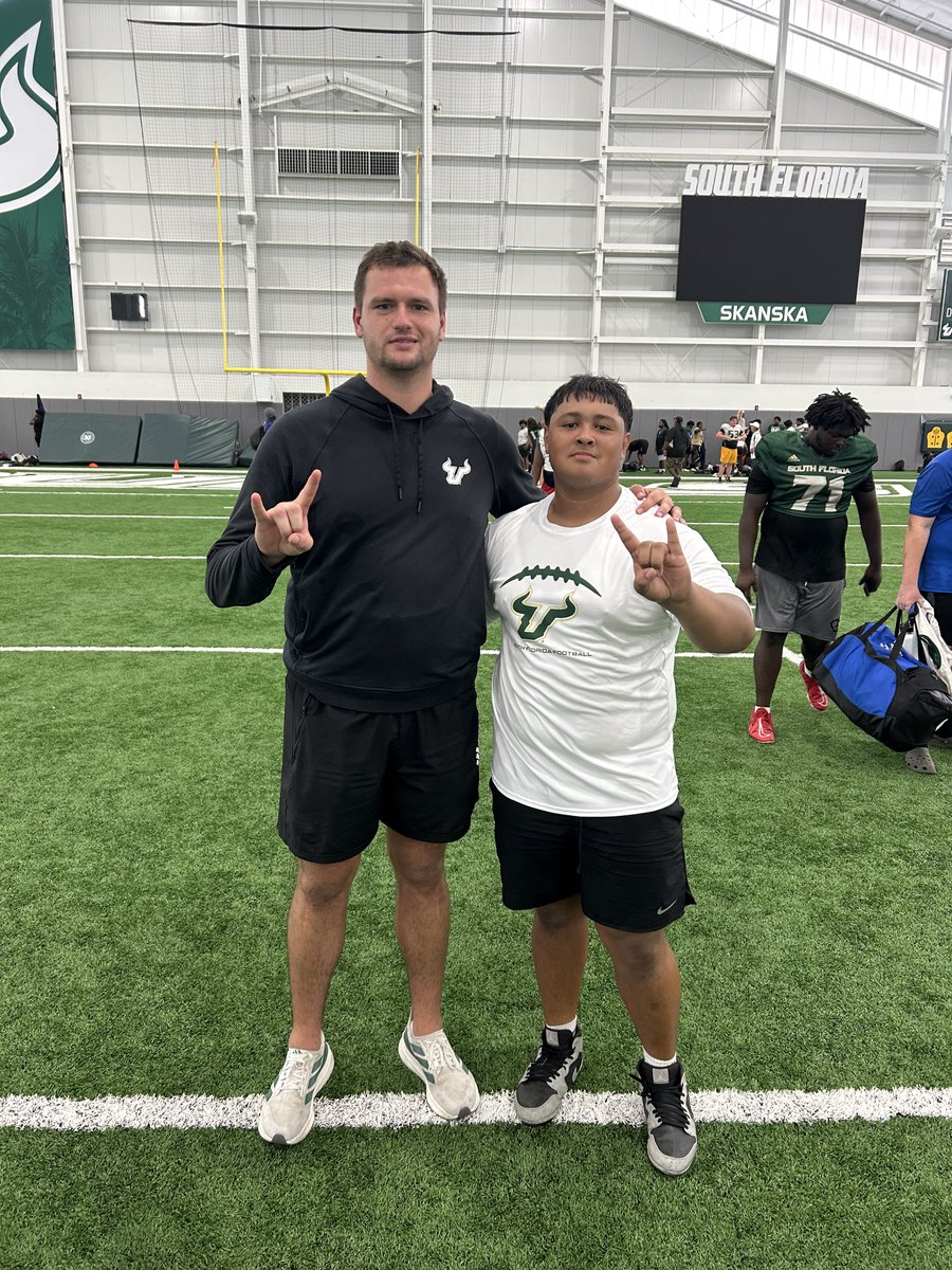 Had a great time at the USF camp and learned many things. Go bulls!