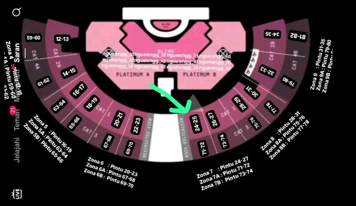 ✨WTS / WANT TO SELL TICKET✨
BLACKPINK DEADLINE IN JAKARTA 

🎟 2 TIX (DAY 2) - opslot cust
🎫 CAT 1 — PRESALE WEVERSE (SN 5-5*) 
📌 sampai tiket fisik
✅ group jastip
‼️ serious buyer only!

.wts tiket blackpink deadline jkt day 2