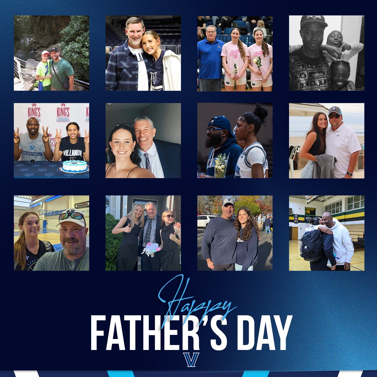 Our dads are the BEST! Happy Father’s Day to all of our Nova dads 🩵😸🏀