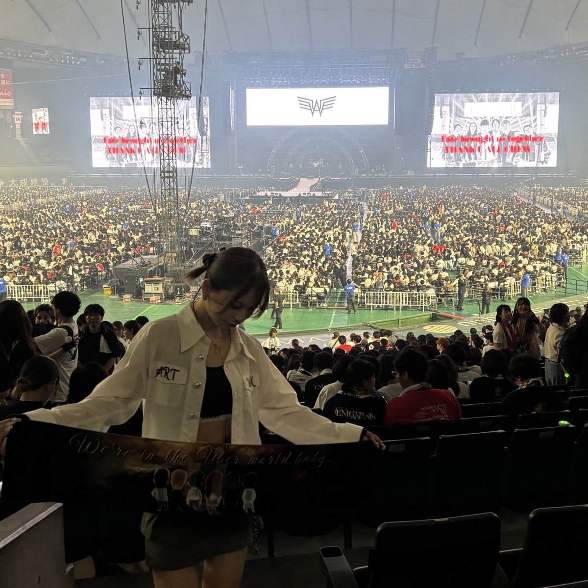 ____world08's tweet photo. そういえば東京ドーム2DAYSともグッズ着ないで無限大の令和ver.と平成ver.やってました( ᴖ ·̫ ᴖ )︎︎👍🏻⭐️ https://t.co/seXDqrgyj2