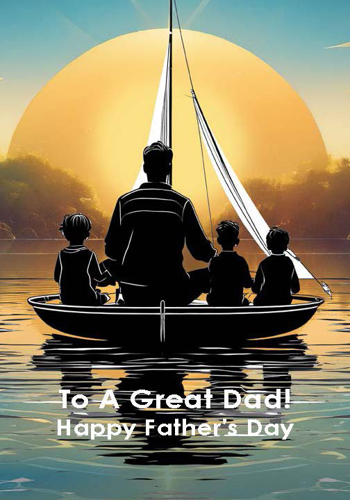 Happy Father's Day to all the great Dads out there. If you want to send this last-minute 3-page card with an original poem to a Dad you know via print or email, download this card FREE now.  payhip.com/b/7CtdQ - Just my way of saying thanks! #DadsGreatDeeds