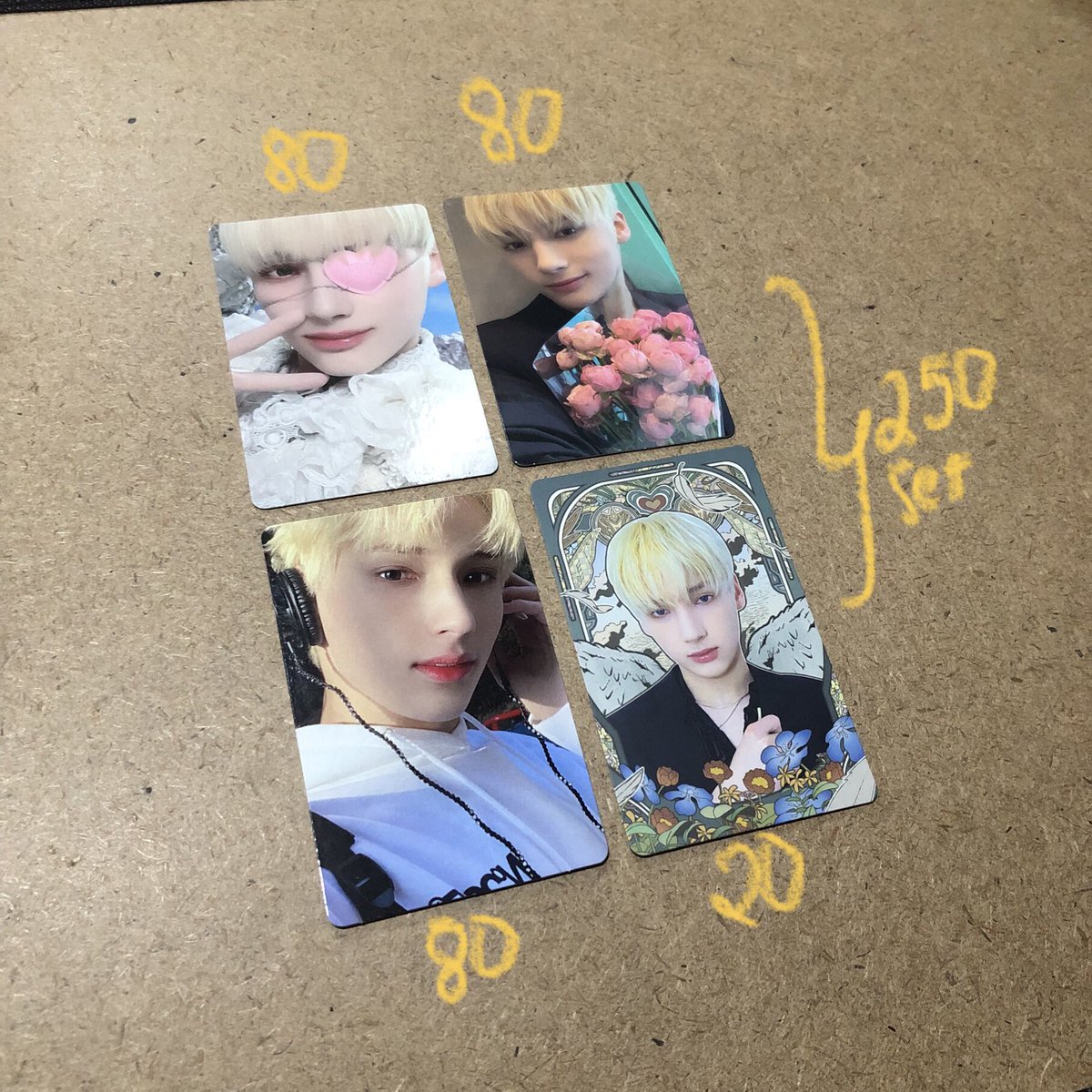 LOR3NLE1's tweet photo. wts | lfb | ph 

hueningkai pc

- price in the pic
- mop: payo (gcash or maya)
- loc: metro manila
- mod: j&amp;t 

tags:  hyuka txt tomorrow by together photocard https://t.co/Qo05aEVFyk