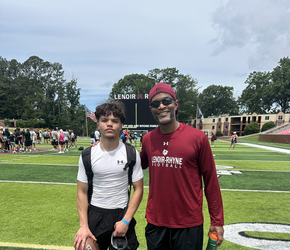 Christopher (Rico) Jones 5’10” 170 lb ATH-2026 (@ricojoneswr) on Twitter photo Had a great time with <a href="/LRBearsFootball/">Lenoir-Rhyne Football</a> this weekend. Thank you to <a href="/CAY42/">Chris Young</a> for helping me improve and get better at camp. <a href="/coachSocha/">Doug Socha</a> <a href="/DHS_TITAN_FB/">Dominion Titans Football</a> Had a great time with <a href="/LRBearsFootball/">Lenoir-Rhyne Football</a> this weekend. Thank you to <a href="/CAY42/">Chris Young</a> for helping me improve and get better at camp. <a href="/coachSocha/">Doug Socha</a> <a href="/DHS_TITAN_FB/">Dominion Titans Football</a>