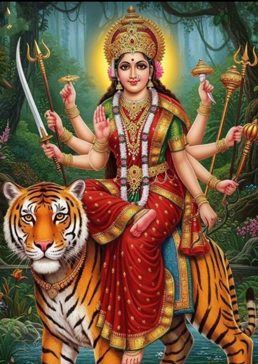 माँ के चरणों में है सुख की छाया, वो ही है जीवन की सच्ची माया।🙏🌿
