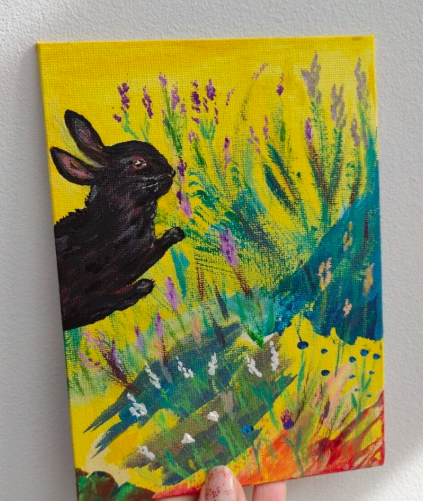 InessaW29's tweet photo. Check out ORIGINAL Painting " BLACK RABBIT" IMPRESSIONISM COLLECTABLE Animals UK Art 

https://t.co/y7G7r2BaJJ #eBay via @eBay_UK 

#MHHSBD #painting #rabbit  #gifts #viral #wallart #nature #artwork #Giftidea #SummerVibes  #UKMakers #craft #craftmaker #handmade #gifts https://t.co/GUCX7CJzYR