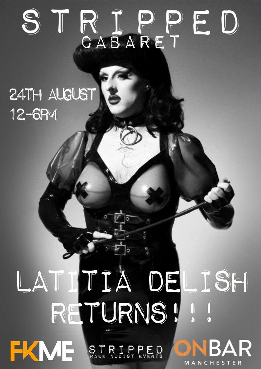 She’s baaaack! Join us and @bestdressmess on the Sunday of Manchester Pride! Only 5 early bird tix left!! fatso.ma/1VSQ