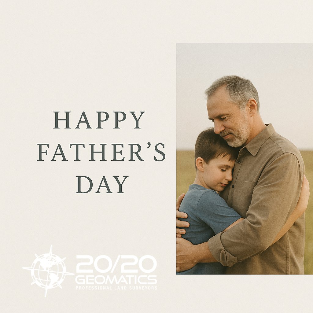 2020geo's tweet photo. To the dads who build, explore, teach, and lead—Happy Father’s Day from all of us at 20/20 Geomatics.

We see you out there—helping shape the next generation. Here’s to the men who survey life with purpose.

Here’s to remembering the dads who have passed on, too 🙏🏼 https://t.co/Pq4PnLOgmX
