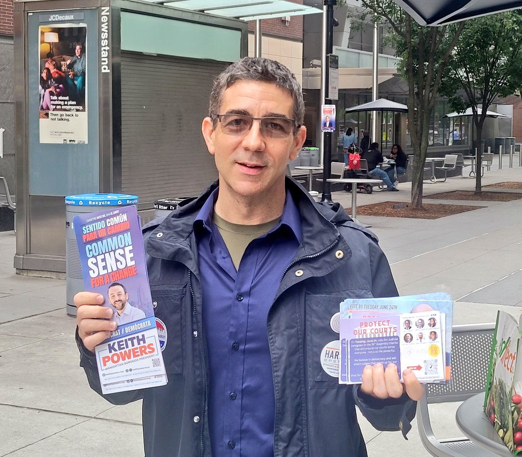 Happy Father's Day, New York! Early Voting is open til 5 pm today. Find your poll site and head over to elect our candidates. 

If you live in the 74th Assembly District, don't forget to vote only for the 2nd Group of Judicial Delegates ("Myrna Lepree" slate).

Links below.