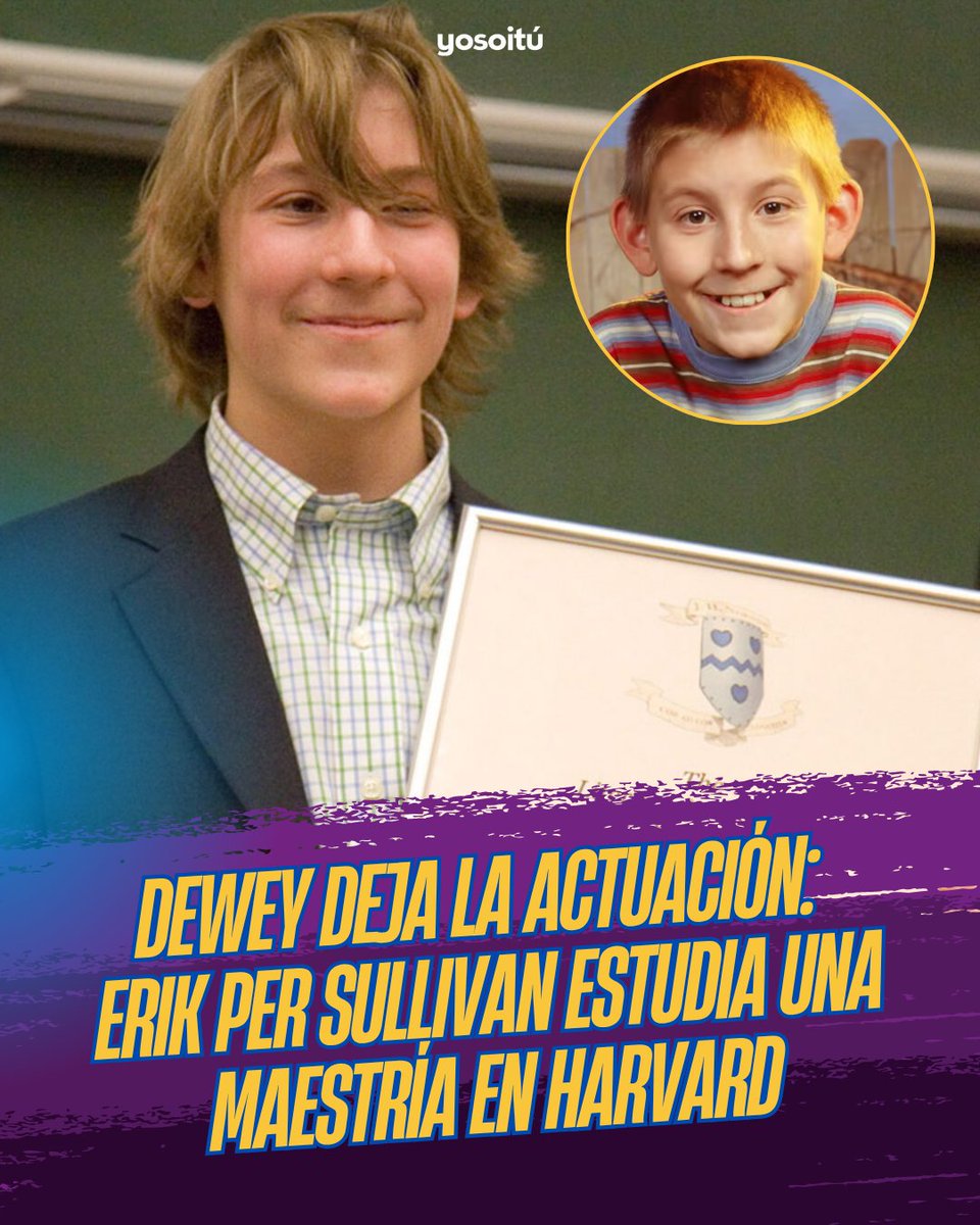 📚🎬 ¡Erik Per Sullivan cambia los sets por Harvard! El actor que  interpretó a Dewey en Malcolm el de en medio ha decidido enfocarse en su  vida académica y cursa una maestría, image size:960x1200