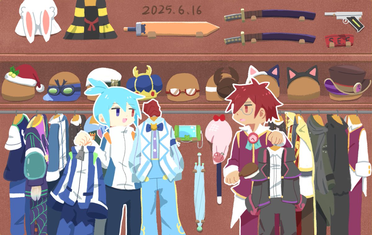 #紫陽花組生誕祭2025
#紫陽花組誕生祭2025
いろんな衣装増えたね