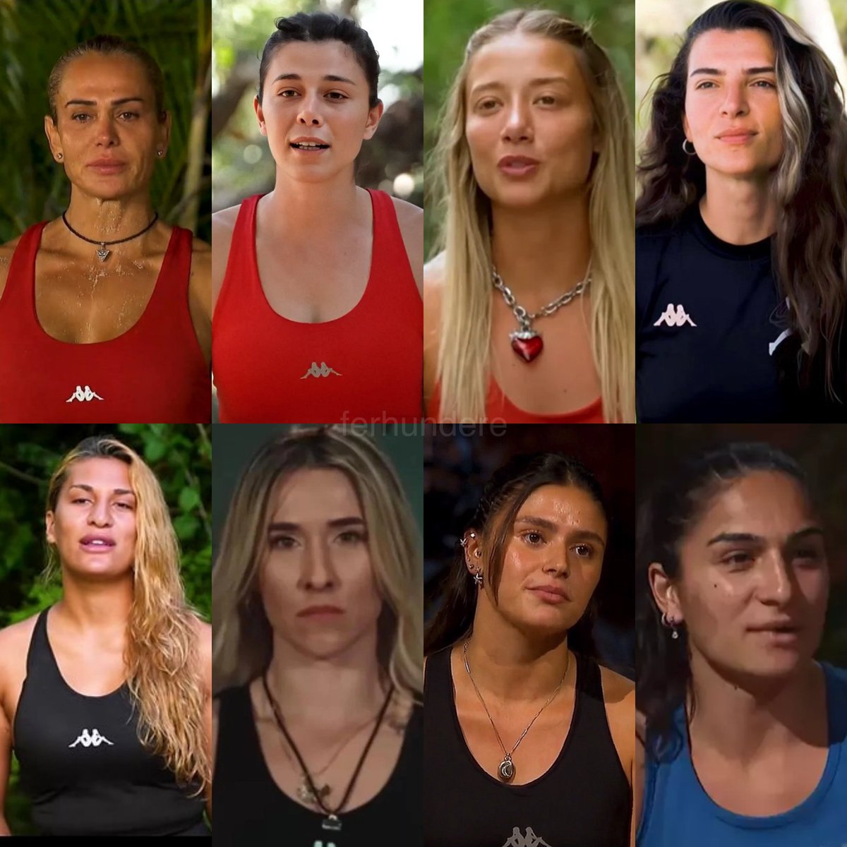 ferhundere's tweet image. seneye kadınvivor istiyorum yukarıdakileri kırmızıya aşağıdakilere maviye koyun izleyelim #survivor2025