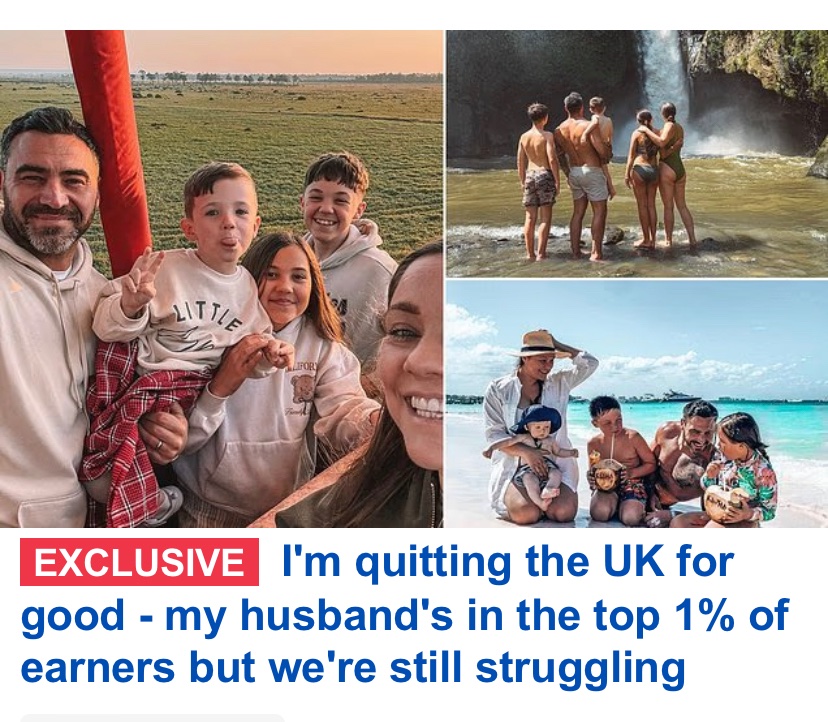 OK — seeya.

But don’t come back when you’re homesick or you need the NHS.
