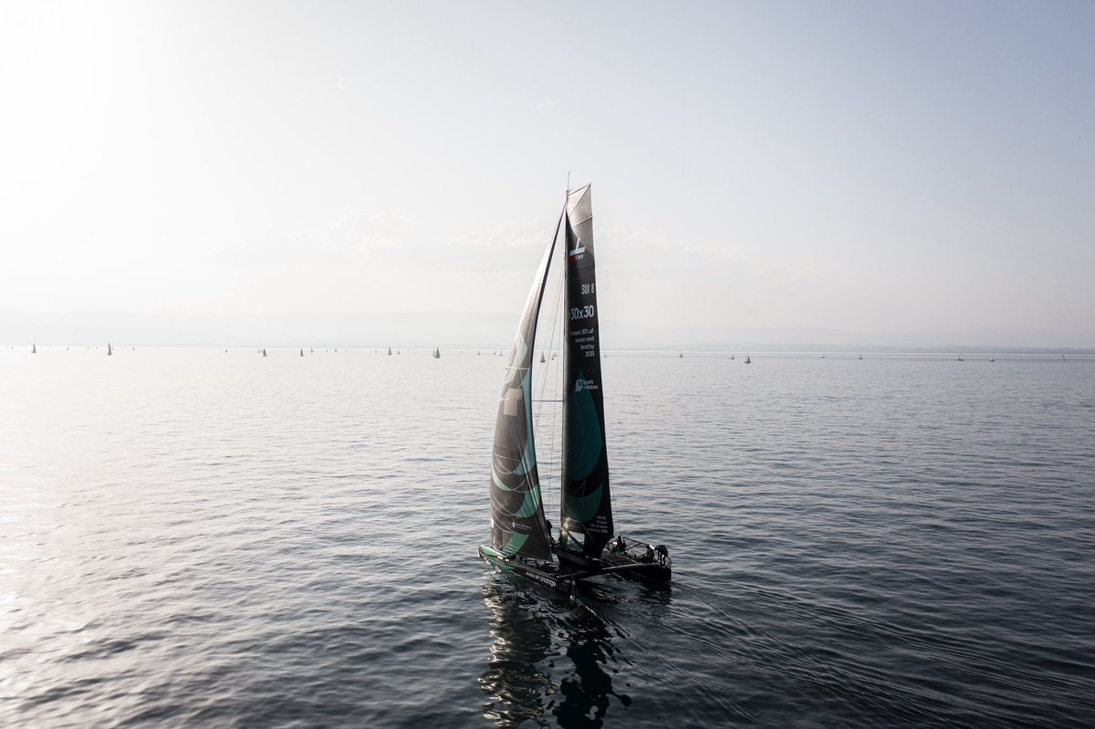sailsofchange's tweet photo. Sails of Change 8 leads the TF35 Trophy! โต๏ธ
๐ต After 15h30 of racing, Sails of Change 8 finishes 2nd overall in the Bol dโOr du Lรฉman, and 1st among the boats competing in the TF35 Trophy, after a suspenseful night-time finish.
#SailsofChange https://t.co/Cu3hZ8zp5n