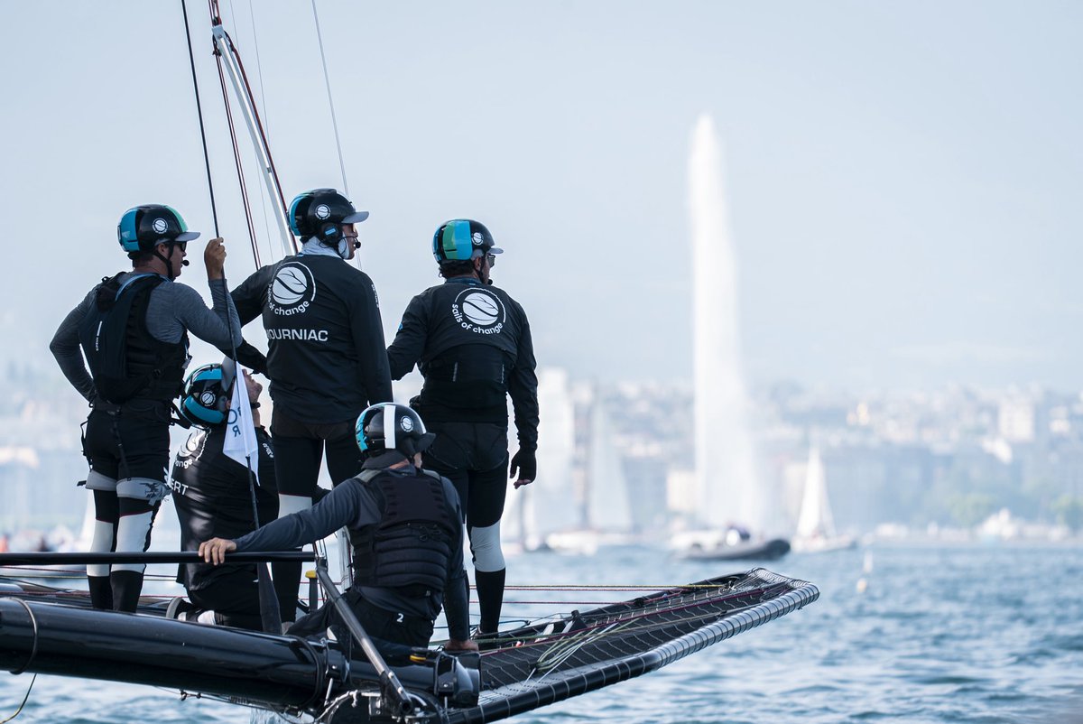 sailsofchange's tweet photo. Sails of Change 8 leads the TF35 Trophy! โต๏ธ
๐ต After 15h30 of racing, Sails of Change 8 finishes 2nd overall in the Bol dโOr du Lรฉman, and 1st among the boats competing in the TF35 Trophy, after a suspenseful night-time finish.
#SailsofChange https://t.co/Cu3hZ8zp5n