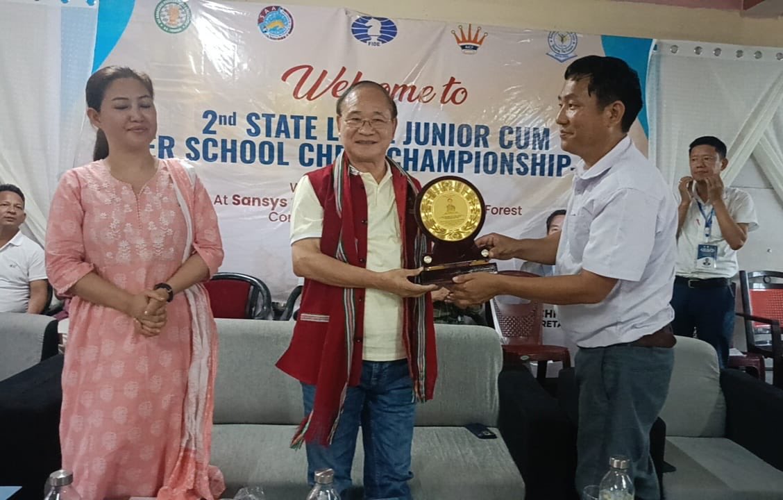 I am truly delighted to be part of the Closing Ceremony of the 2nd State Level Junior cum Inter-School Chess Championship-2025, organized by the All Arunachal Pradesh Chess Association (AAPCA) at Sansys Smart School, Itanagar.

My heartfelt congratulations to all the winners.