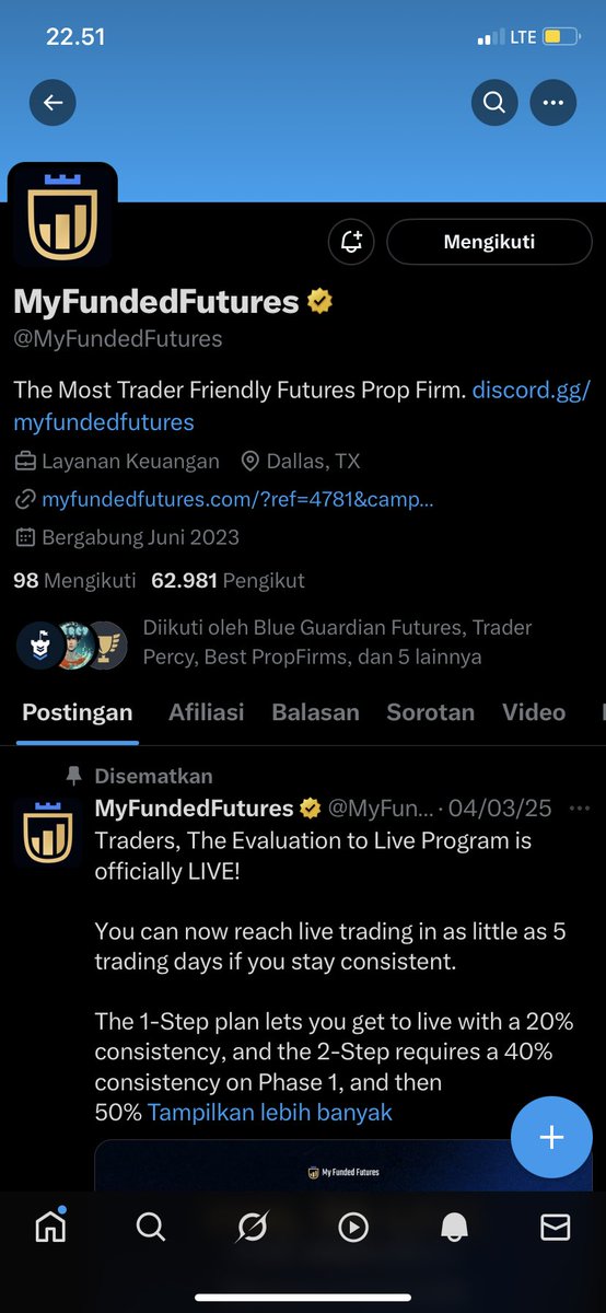 ibbel14's tweet photo. @TheTrustedProp @MyFundedFutures @FinTrending @shemasalamaka @Sndpriceaction @dotojal85 
Done https://t.co/MizjMi4map